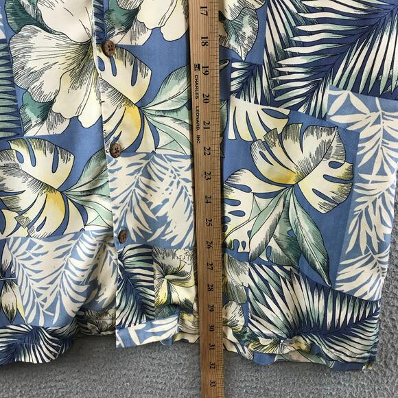 Tommy Bahama Hawaiian Button Up Shirt Adult Large 100% silk - Picture 4 of 8